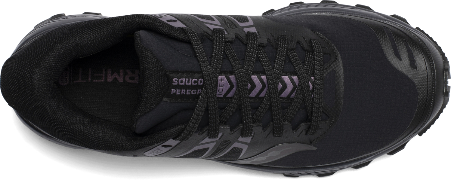 Беговые кроссовки Saucony 2020-21 Peregrine Ice+ Black/Lavender