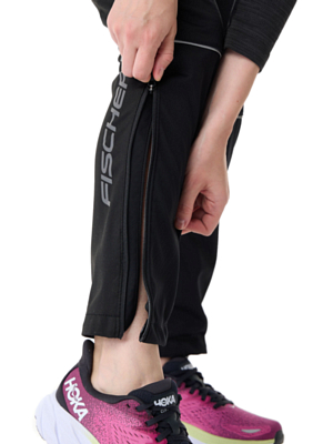 Брюки беговые FISCHER Softshell Warm Black