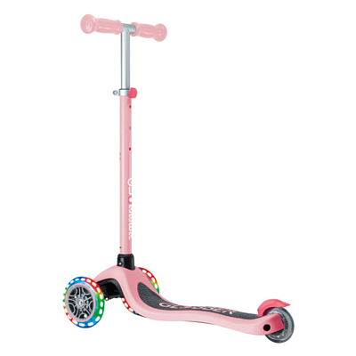 Самокат детский Globber Primo Lights V2 Пастельно-Розовый