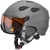 Зимний Шлем Alpina GRAP Visor HM grey matt