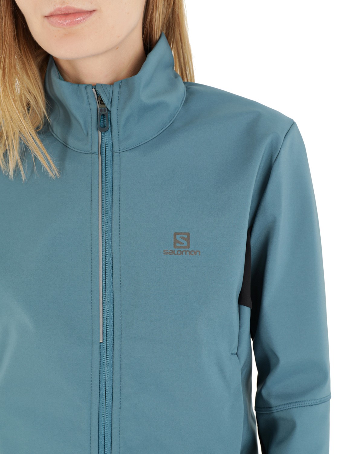 Куртка беговая SALOMON Agile Softshell W Blue