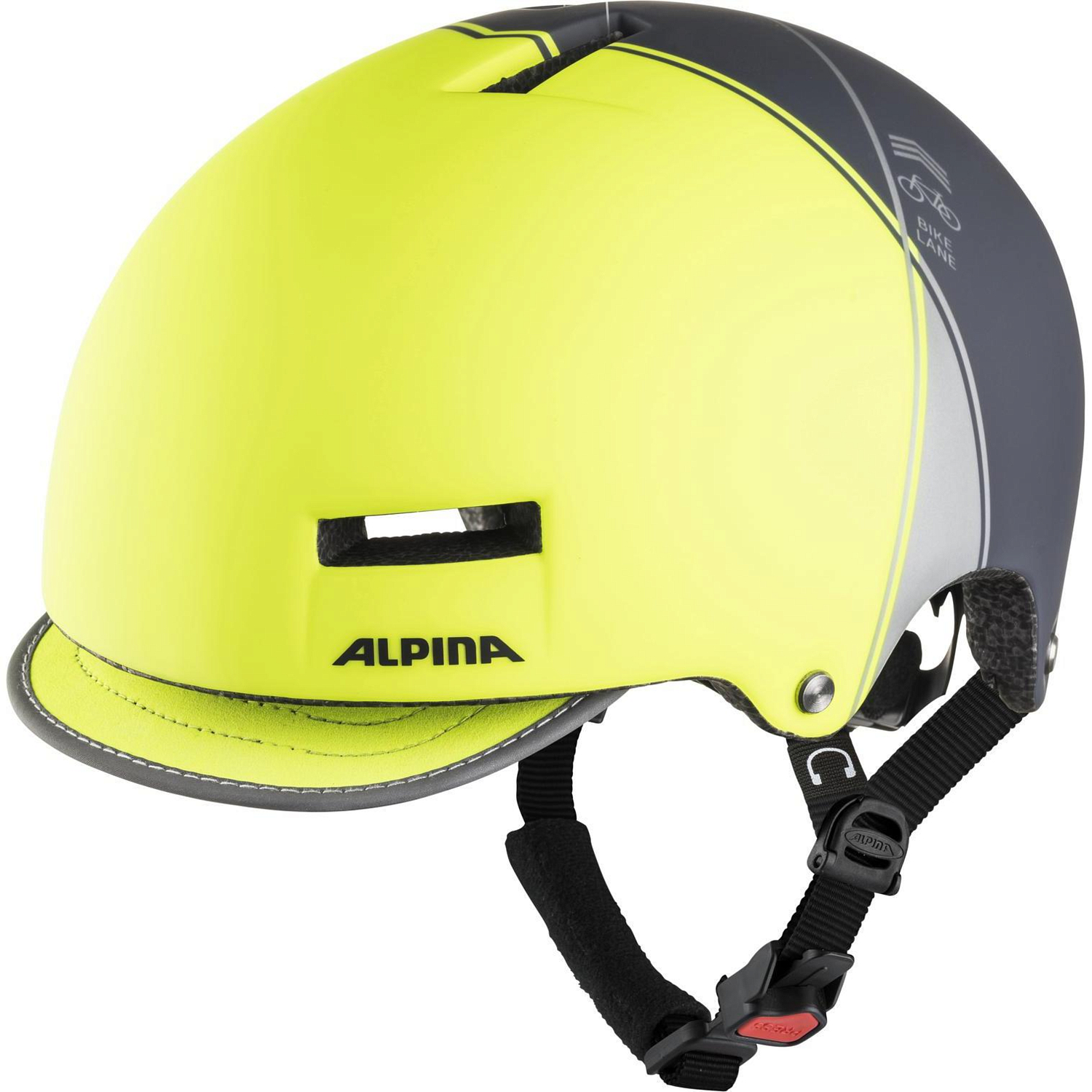 Велошлем Alpina 2020 Grunerlokka Be Visible/CharCoal
