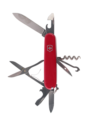 Нож Victorinox Mountaineer, 91 мм, 18 функций Красный