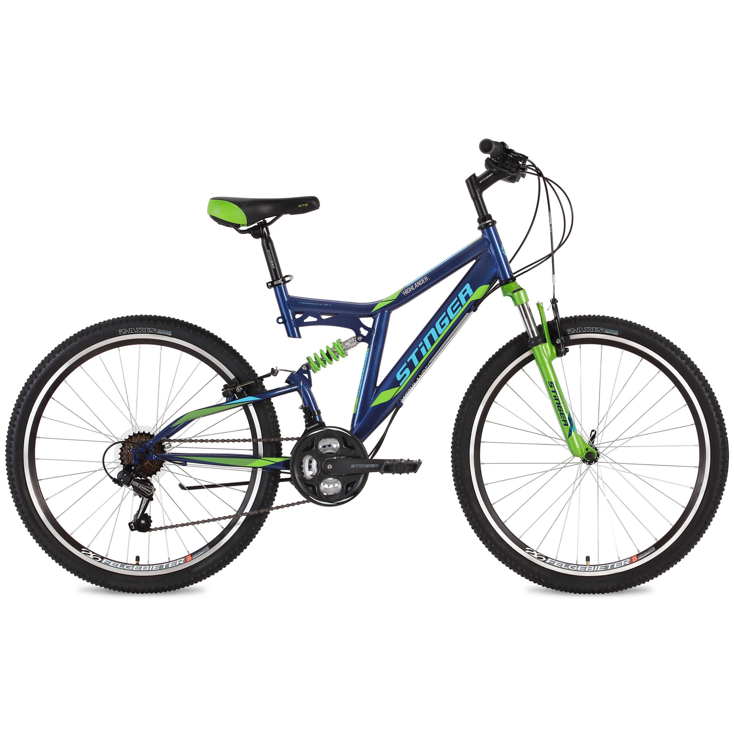 Велосипед Stinger Highlander 100V 26 2019 синий