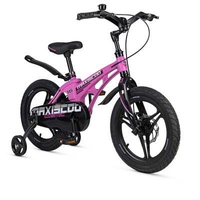 Велосипед MAXISCOO Cosmic Deluxe 16'' 2025 Розовый Матовый