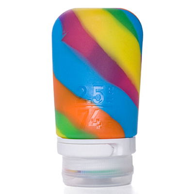 Силиконовый флакон Humangear GoToob М 74 мл Rainbow