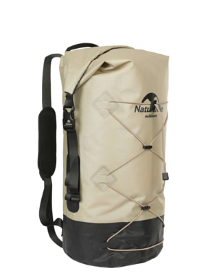 Рюкзак Naturehike TB03-shimmer-TPU wet and dry separation waterproof bag 30L without shoes Khaki