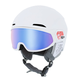 Шлем с визором ALPINA Alto Qv White Matt (Ice Blue)