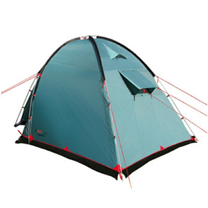 Палатка BTrace Dome 4 Зеленый/Красный