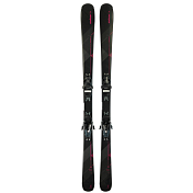 Горные лыжи с креплениями Elan 2017-18 Black Perla EL 7.5 LS