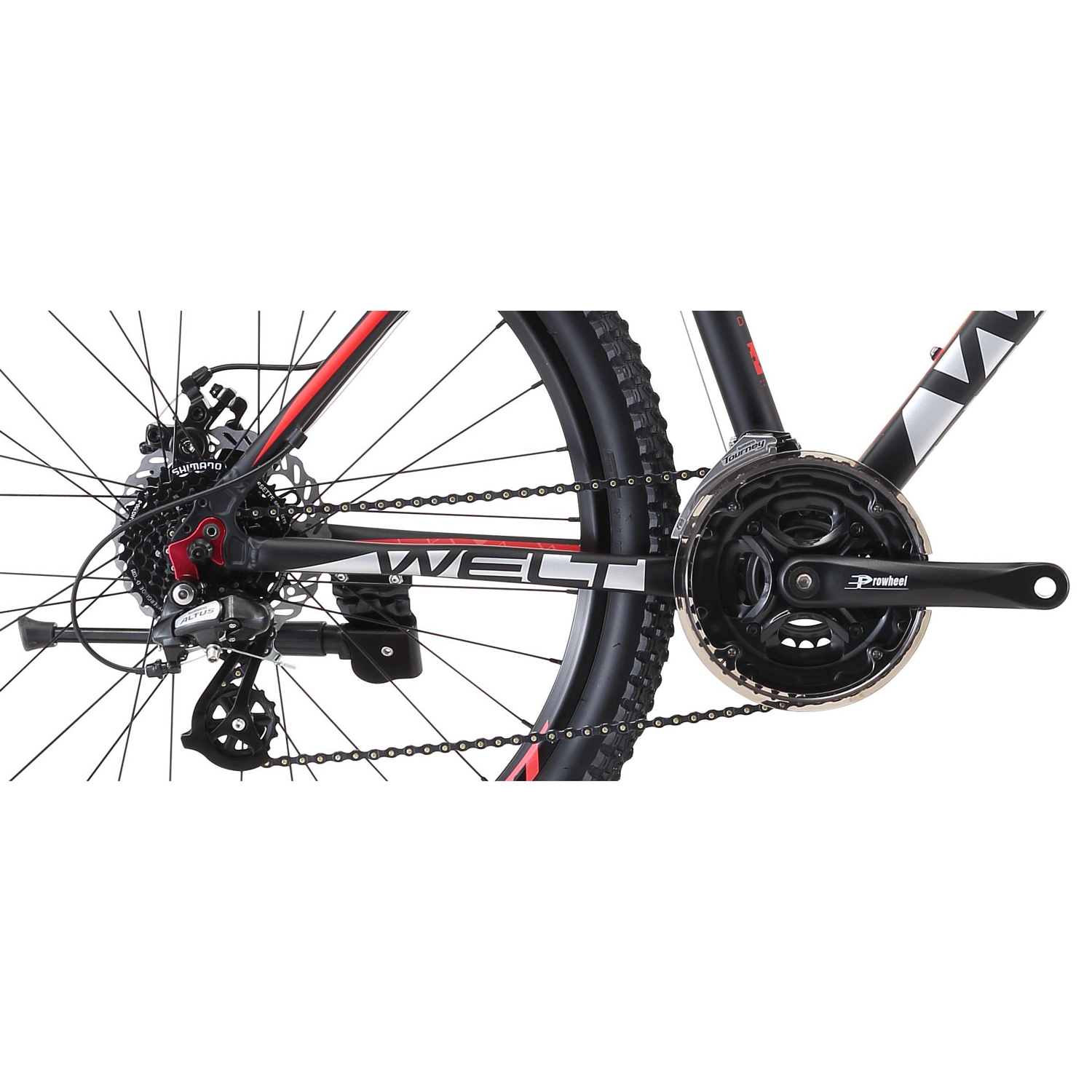 Велосипед Welt Ridge 2.0 D 2019 matt black/red
