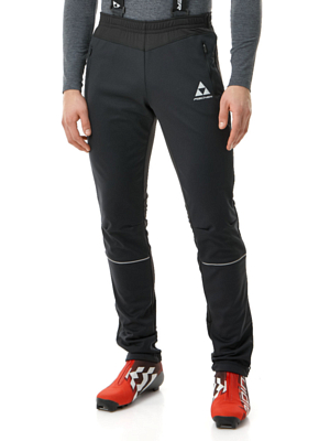 Брюки беговые FISCHER Softshell Warm Black