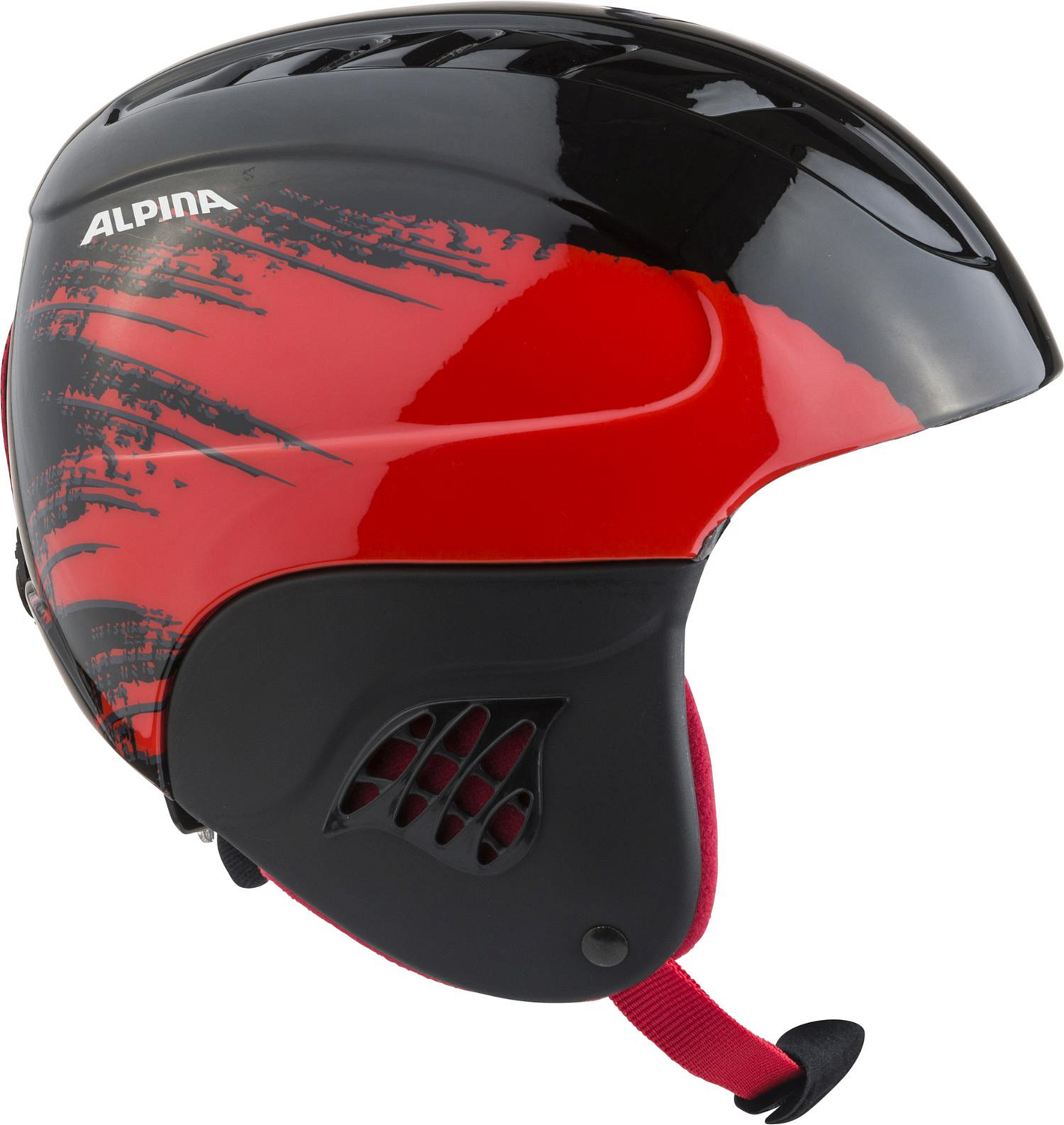 Шлем детский ALPINA Carat Black Red