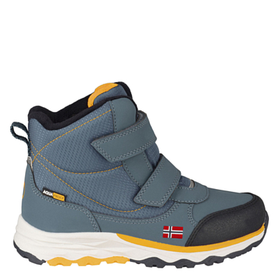 Ботинки Trollkids Hafjell Steel Blue/Navy/Mango