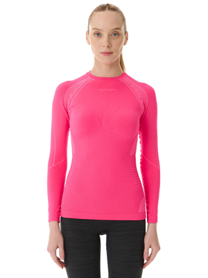 Accapi Polar Bear Sport Long Sleeve Shirt W Pink Fluo White