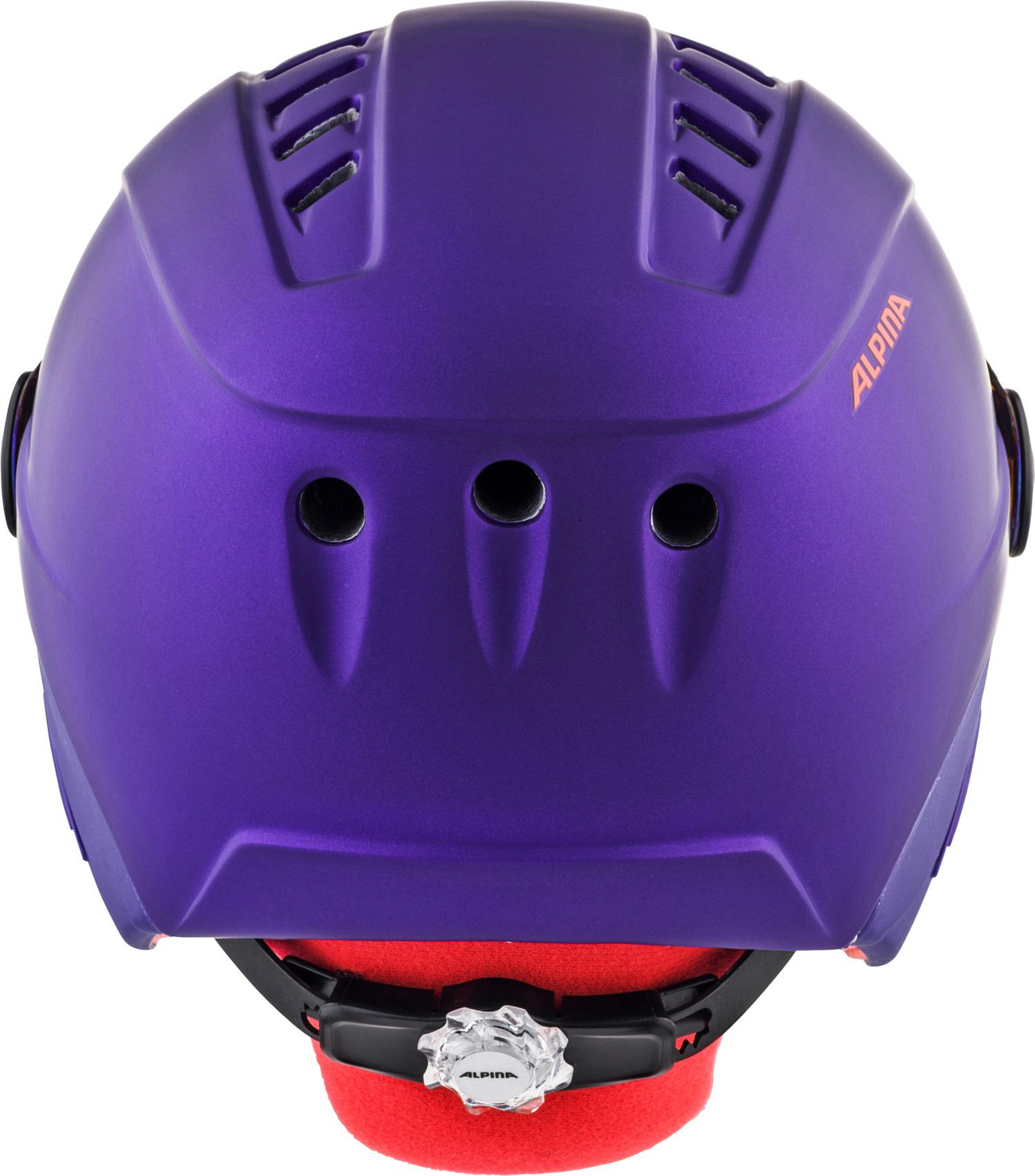 Шлем детский ALPINA Carat Le Visor HM Royal/Purple Matt