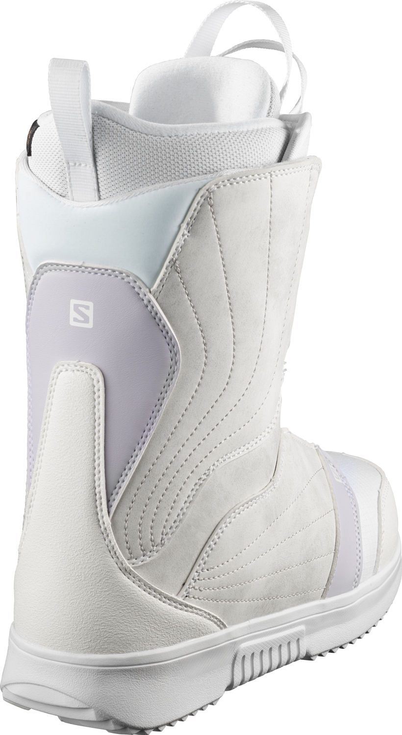 Ботинки для сноуборда SALOMON 2021-22 Pearl Boa White White/Lunar Roc