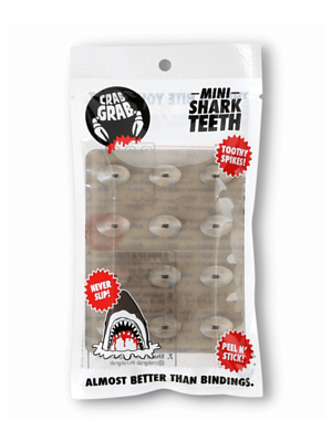 Наклейка на сноуборд CRABGRAB Mini Shark Teeth Smoke