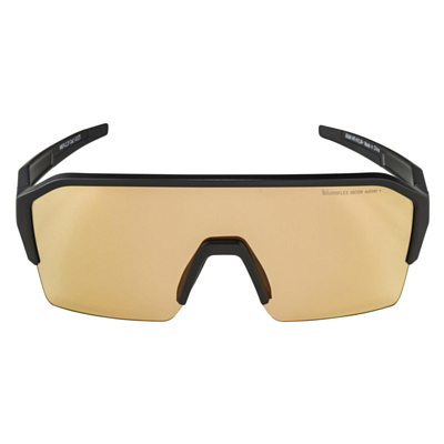 Очки солнцезащитные ALPINA Ram HR Q-Lite V Black Matt/Varioflex Silver Mirror Cat.1-3
