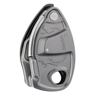 Страховочно-спусковое устройство PETZL Grigri+ Gray