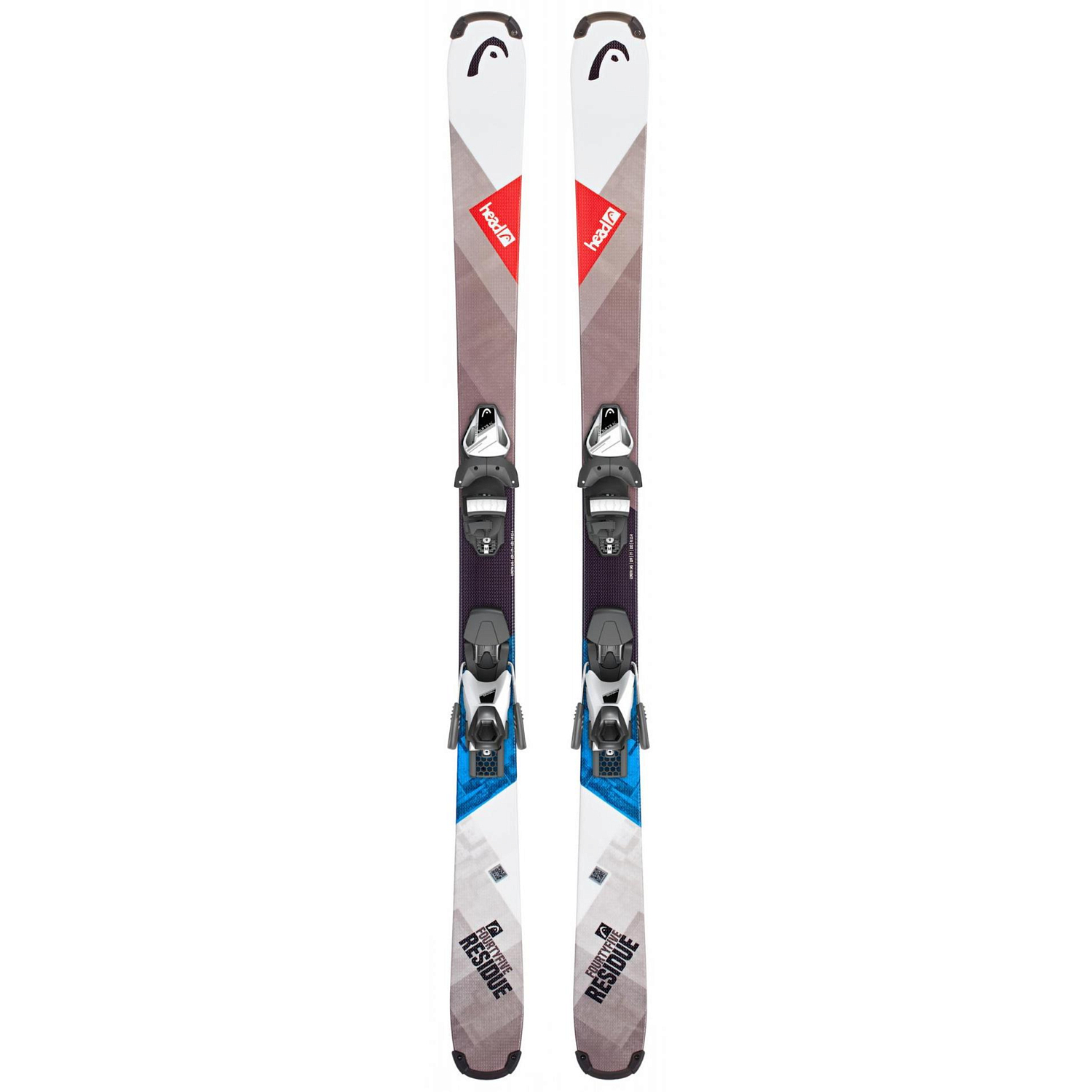 Горные лыжи с креплениями HEAD 2018-19 Residue SLR 2+SLR 7.5 AC BRAKE 78 [H] white/blue