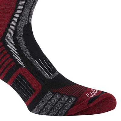 Носки Accapi Trekking Ultralight Crew Black/Red Melange