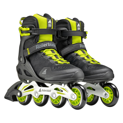 Роликовые коньки Rollerblade Macroblade 80 Black/Lime