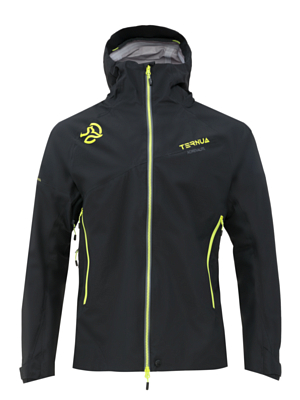 Куртка беговая Ternua Advance Jkt M Black/Acid Lime