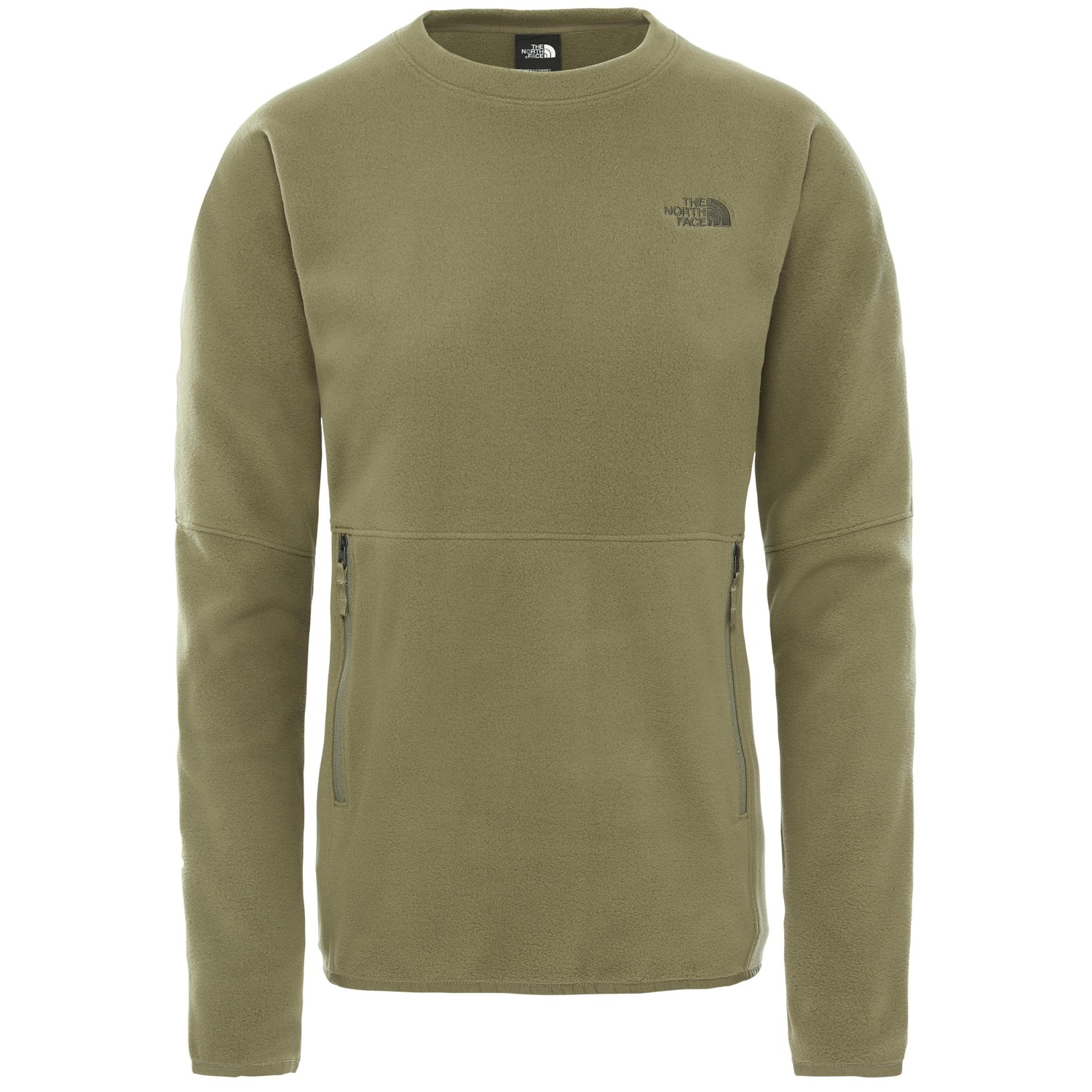 Толстовка для активного отдыха The North Face 2020 TKA Glacier Pullover Crew Burnt Olive Green