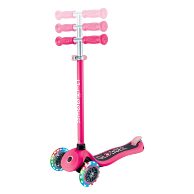 Самокат детский Globber Primo Lights V2 Розовый
