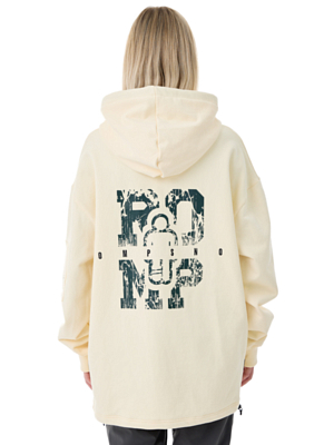 Толстовка ROMP Crack Hoodie Ivory