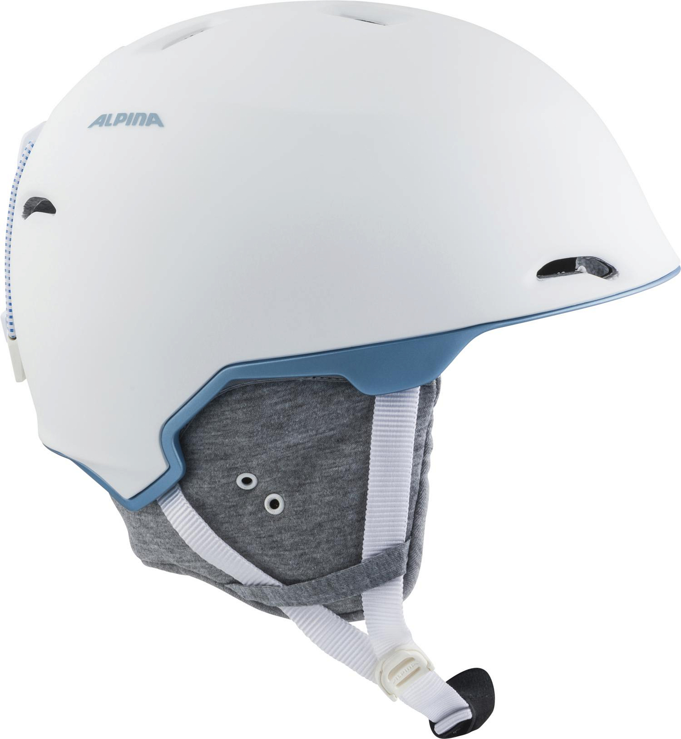 Зимний Шлем Alpina 2022-23 Maroi White-Skyblue Matt