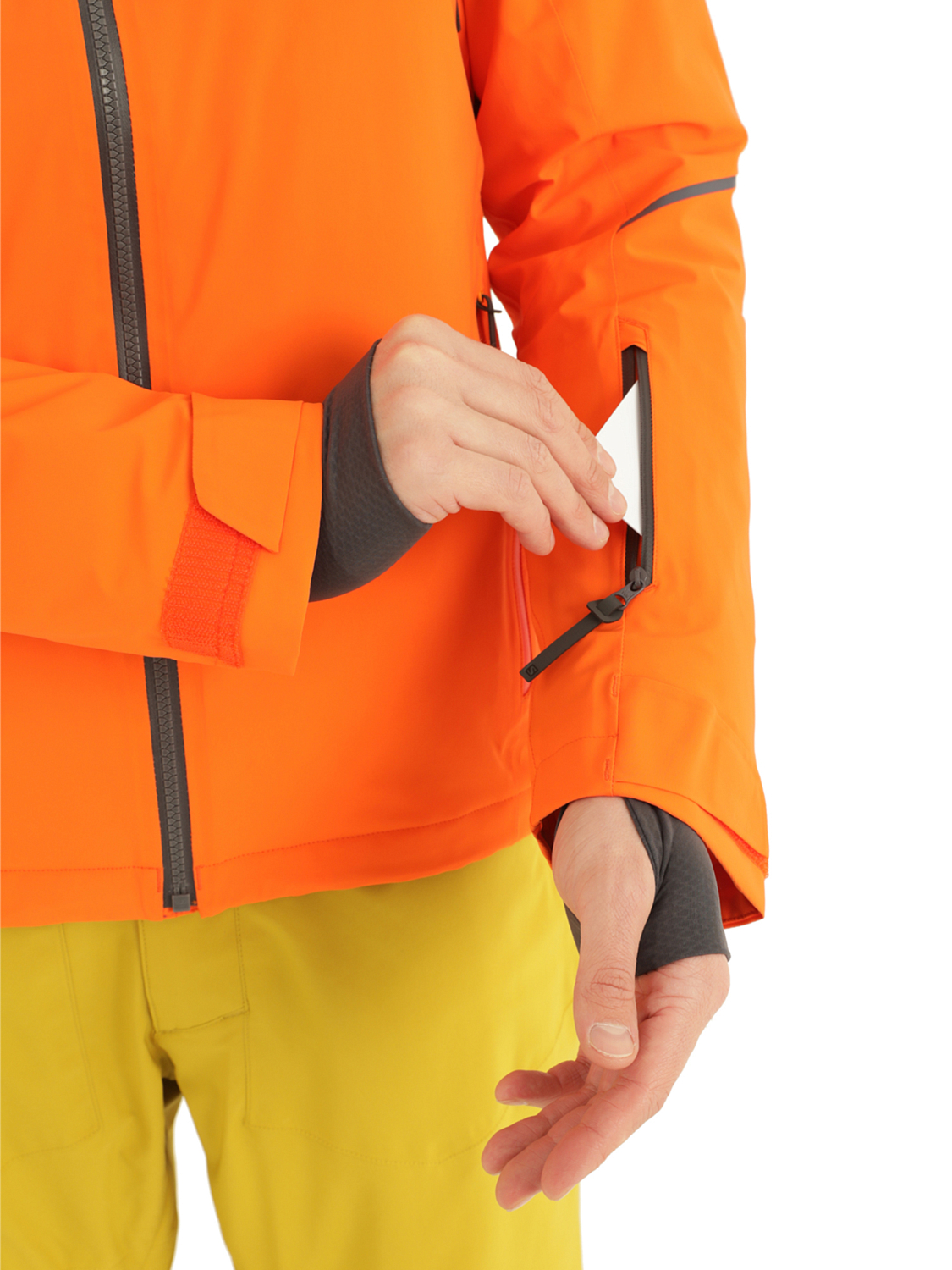 Куртка горнолыжная SALOMON Brilliant Jkt Men'S red Orange/Pureed