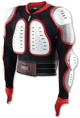 Защитная куртка NIDECKER 2018-19 Predator safety jacket white/red