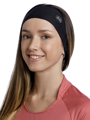 Повязка Buff CoolNet UV Ellipse Headband Solid Black
