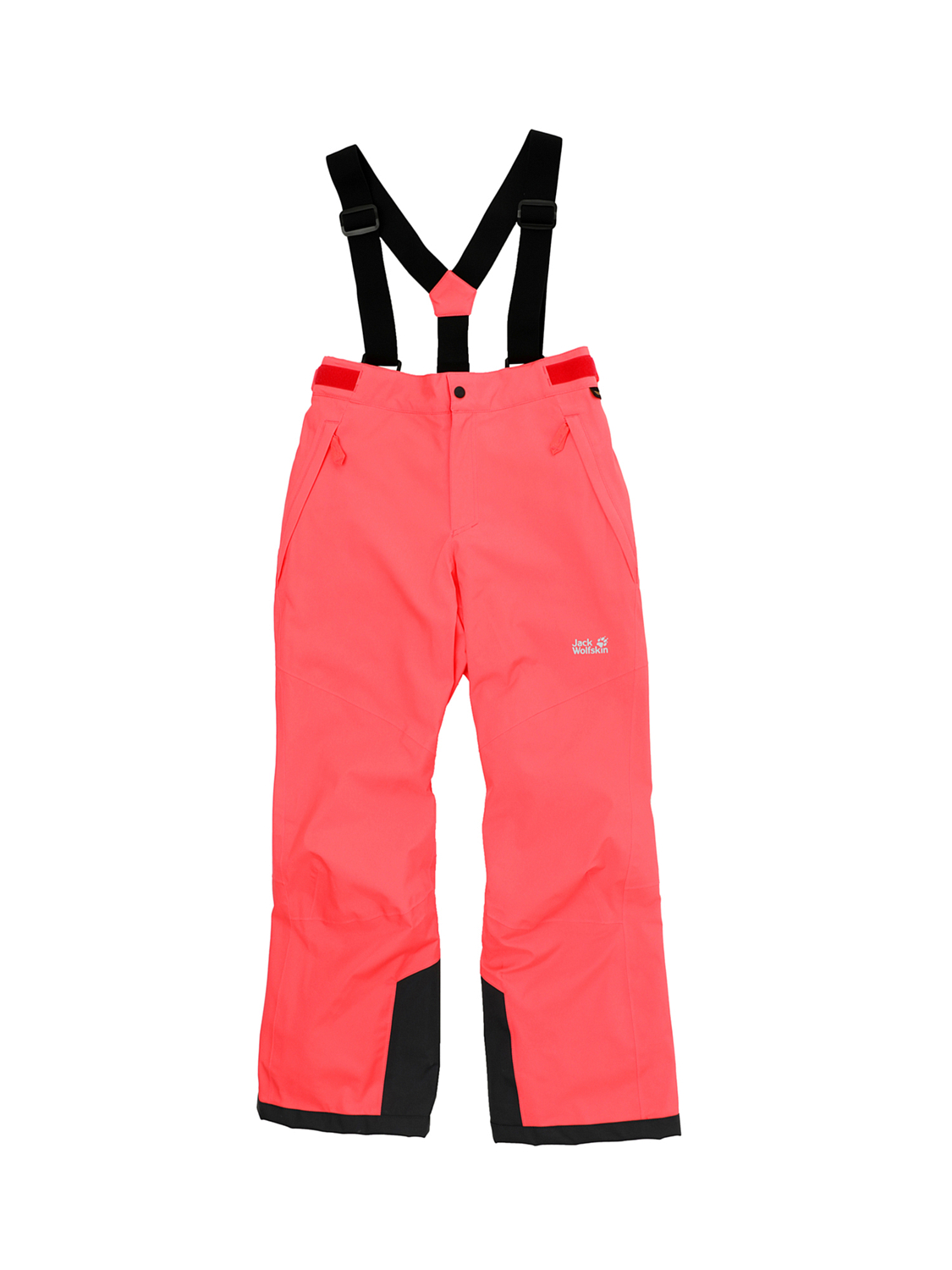 Брюки горнолыжные детские Jack Wolfskin Great Snow Pants Kids Flashing Pink