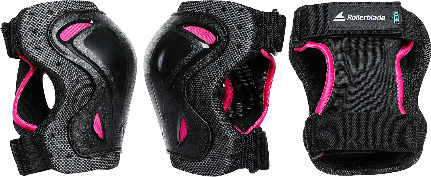 Комплект защиты Rollerblade Skate Gear W 3 Pack Black/Raspberry