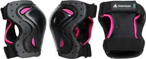 Комплект защиты Rollerblade Skate Gear W 3 Pack Black/Raspberry