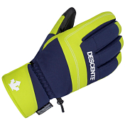 Перчатки горные Descente 2018-19 TYLER Dark Night Lime