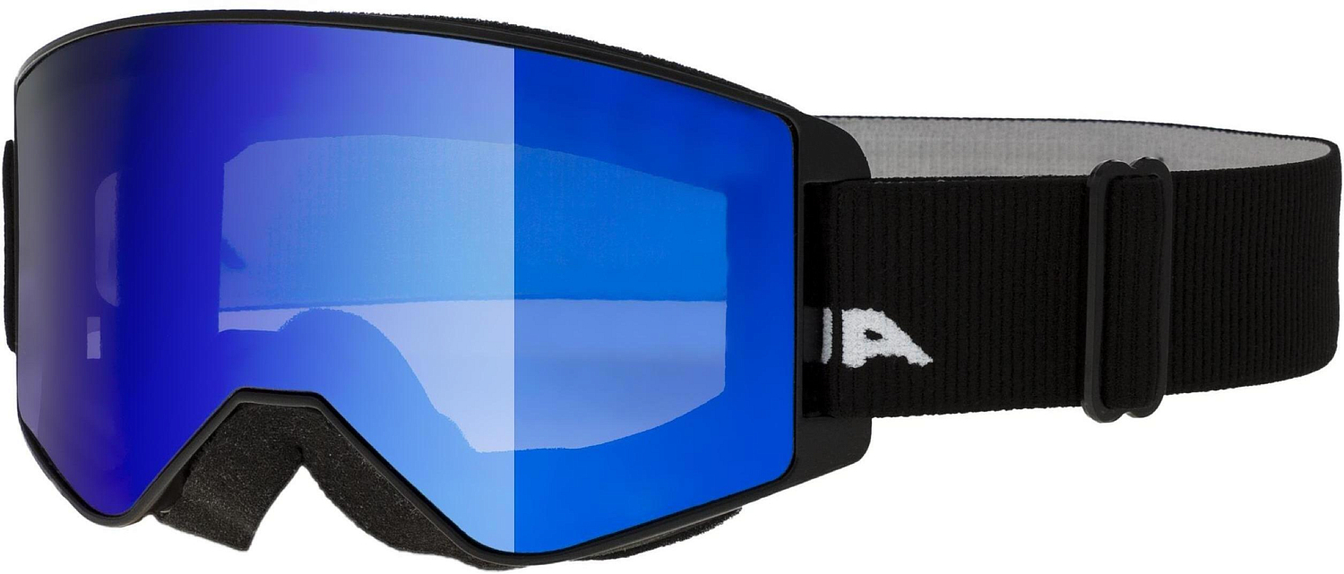 Очки горнолыжные Alpina Narkoja Black M Blue S3