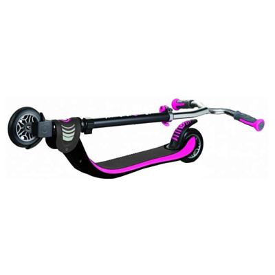 Самокат детский Globber Foldable Flow 125 Черно-Розовый