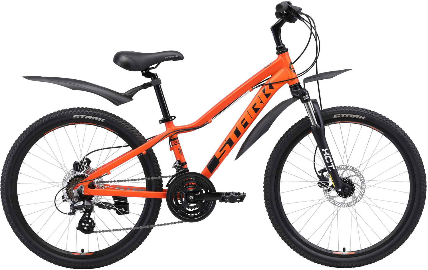 Велосипед Stark Rocket 24.3 HD 2019 Оранжевый/Черный