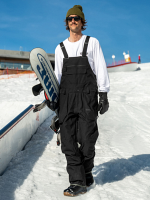 Полукомбинезон сноубордический Volcom Roan Bib Overall Black