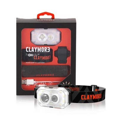 Фонарь налобный Claymore Heady+ Black