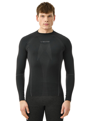 Футболка с длинным рукавом VIKING Eiger Man Black