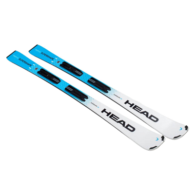 Горные лыжи с креплениями детские HEAD Supershape+JRS 7.5 GW CA