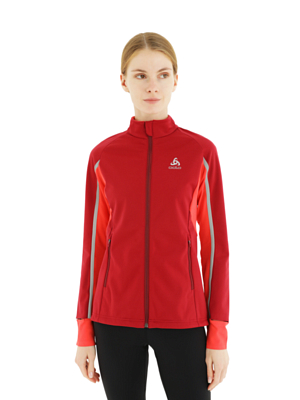 Куртка ODLO Jacket Pro Warm AEOLUS W's Rumba Red/Hibiscus