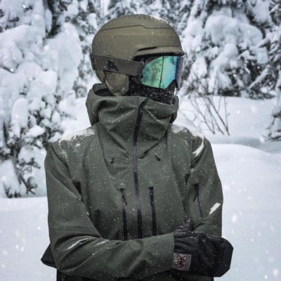 Маска горнолыжная ALPINA Blackcomb Q Black-Olive Matt/Q-Green S2