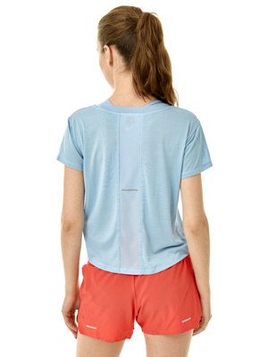 Футболка беговая Asics Race Crop Ss Mist
