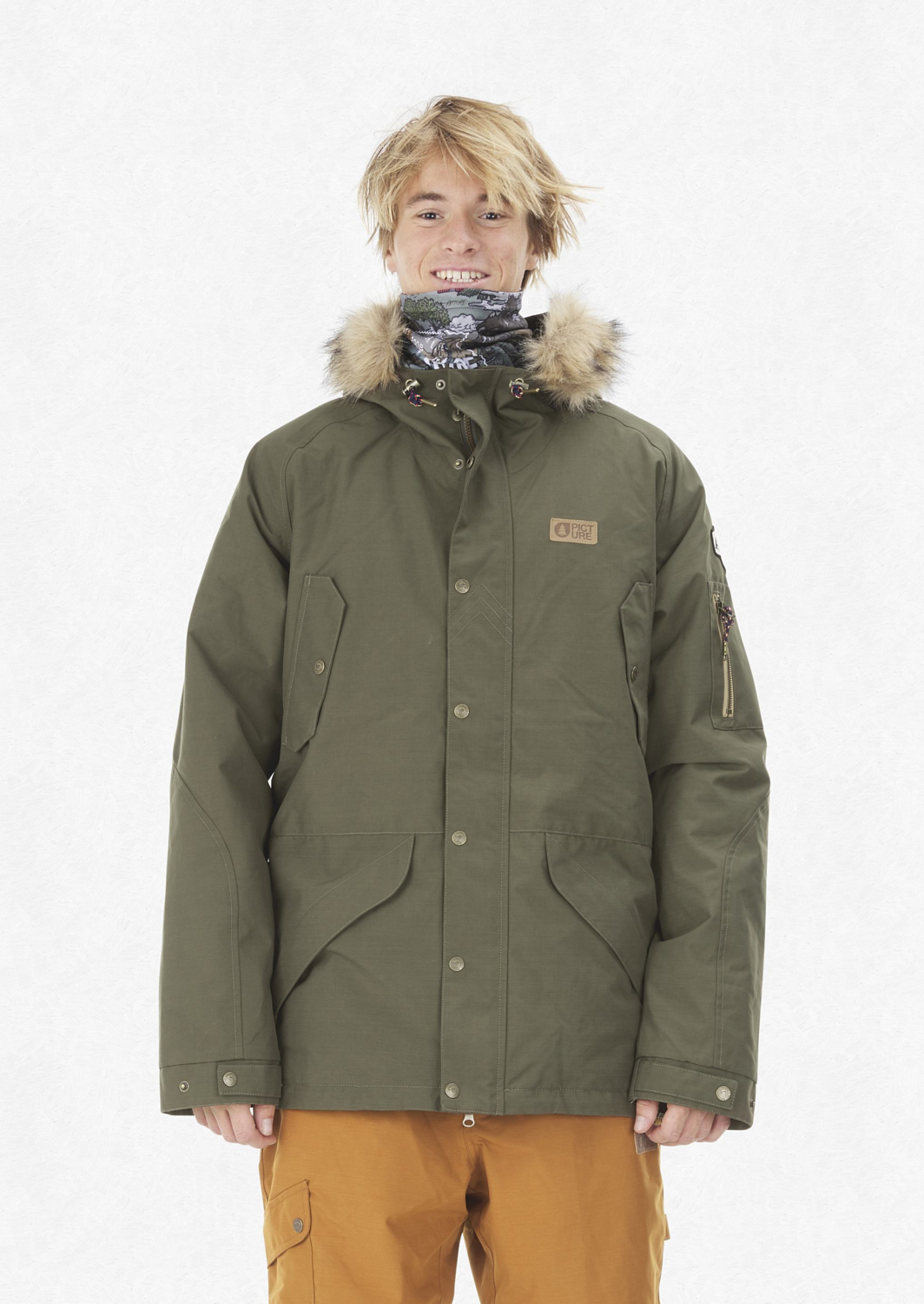 Куртка сноубордическая Picture Organic 2019-20 Kodiak Dark Army Green